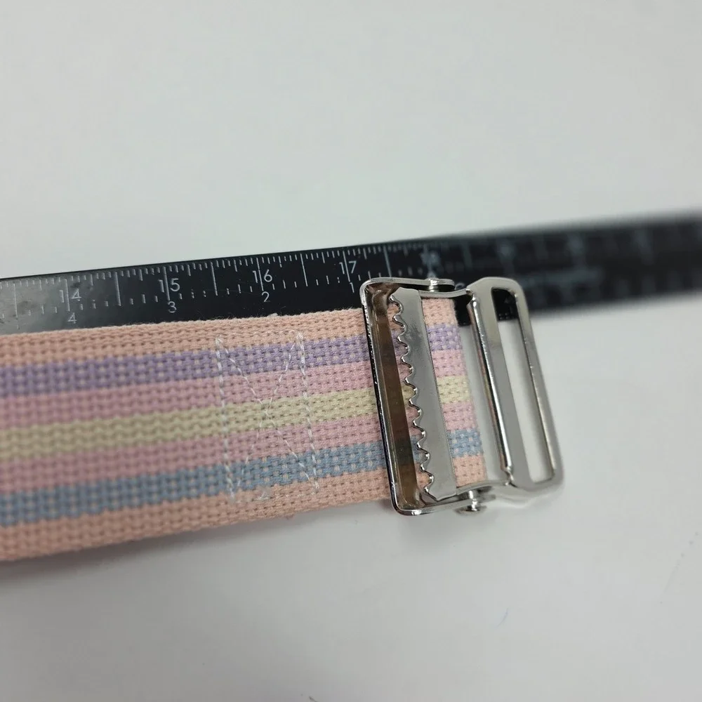 Posey Bouquet Gait Transfer Safety Belt Pastel Rainbow Striped REF6531 NWT